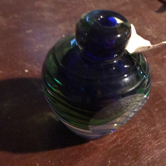 Authentic Murano Glassware. Clear, blue, and green - Picture 5 of 7